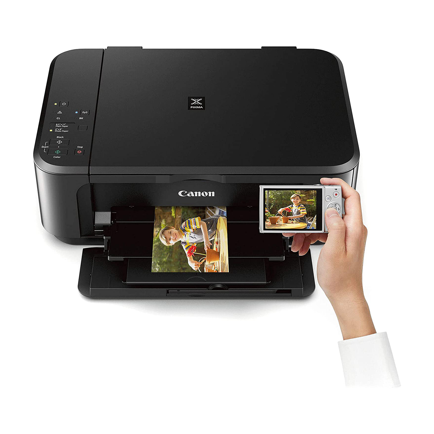 Canon Pixma MG Series Wireless All-in-One Color Inkjet Printer – Print,  Scan, and Copy for Home Business Office, 4800 x 1200 dpi, Auto 2-Sided  Printing, WiFi – Black – Everestonline